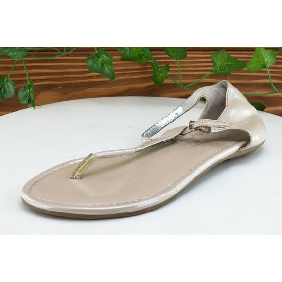 Jessica Simpson Sz 6 M Beige Gladiator Synthetic Women Sandals - Picture 1 of 7